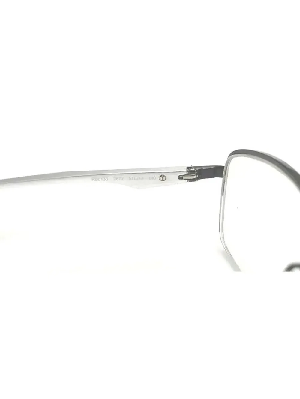 Ray Ban RB6133 2672 Black Silver Metal Eyeglasses Frame 51-19 140